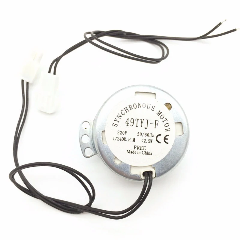 Incubadoras con Motor de 1/240 Rpm, motores de engranajes para dar la vuelta a los huevos, bandeja con Motor lento de 110V/220V, equipo de incubación