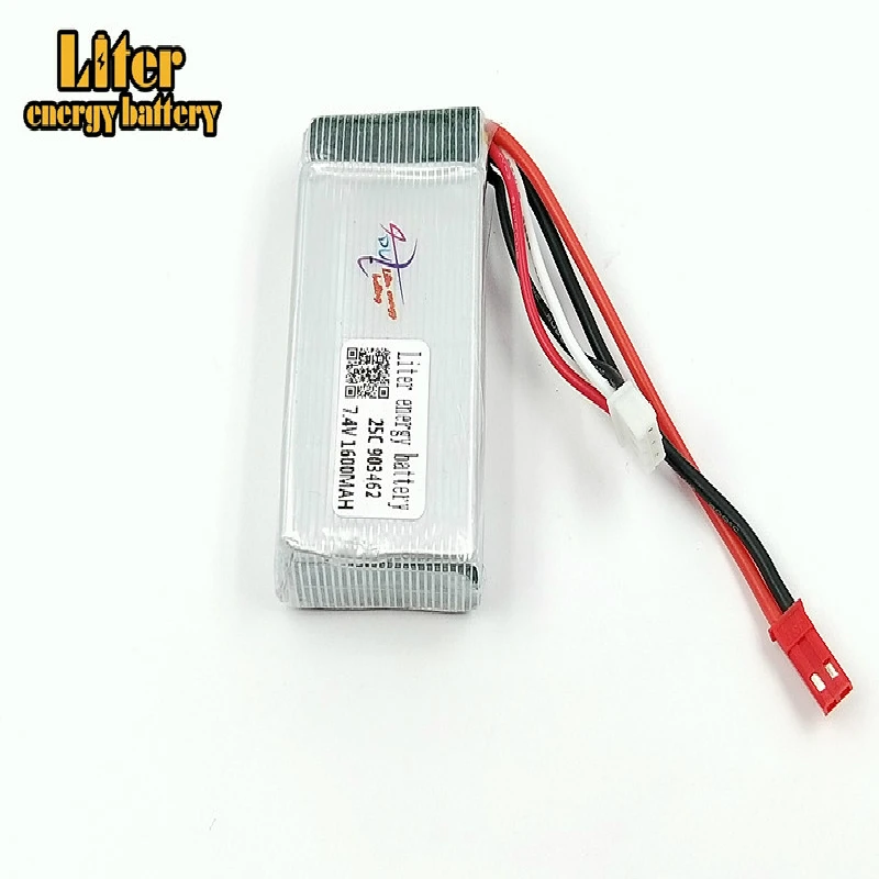 20 штук 7,4 V 1600 mAh литий-WLtoys V913 L959 L202 дней Yi TY923 Huajun HJ817 HJ816 903462 25c