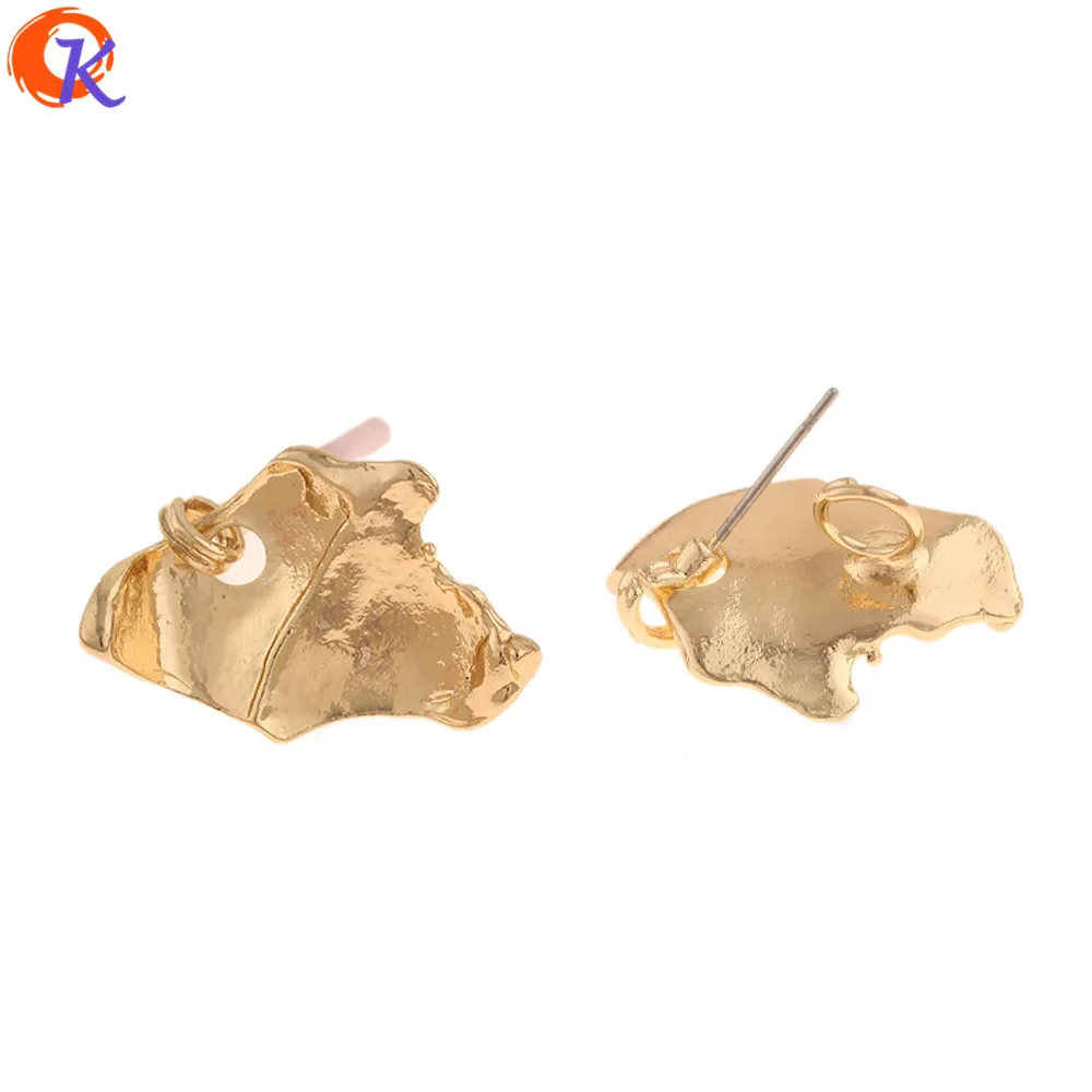 

Cordial Design 50Pcs 17*25MM Jewelry Accessories/Earrings Stud/Irregular Shape/DIY Earring Making/Hand Made/Earring Findings