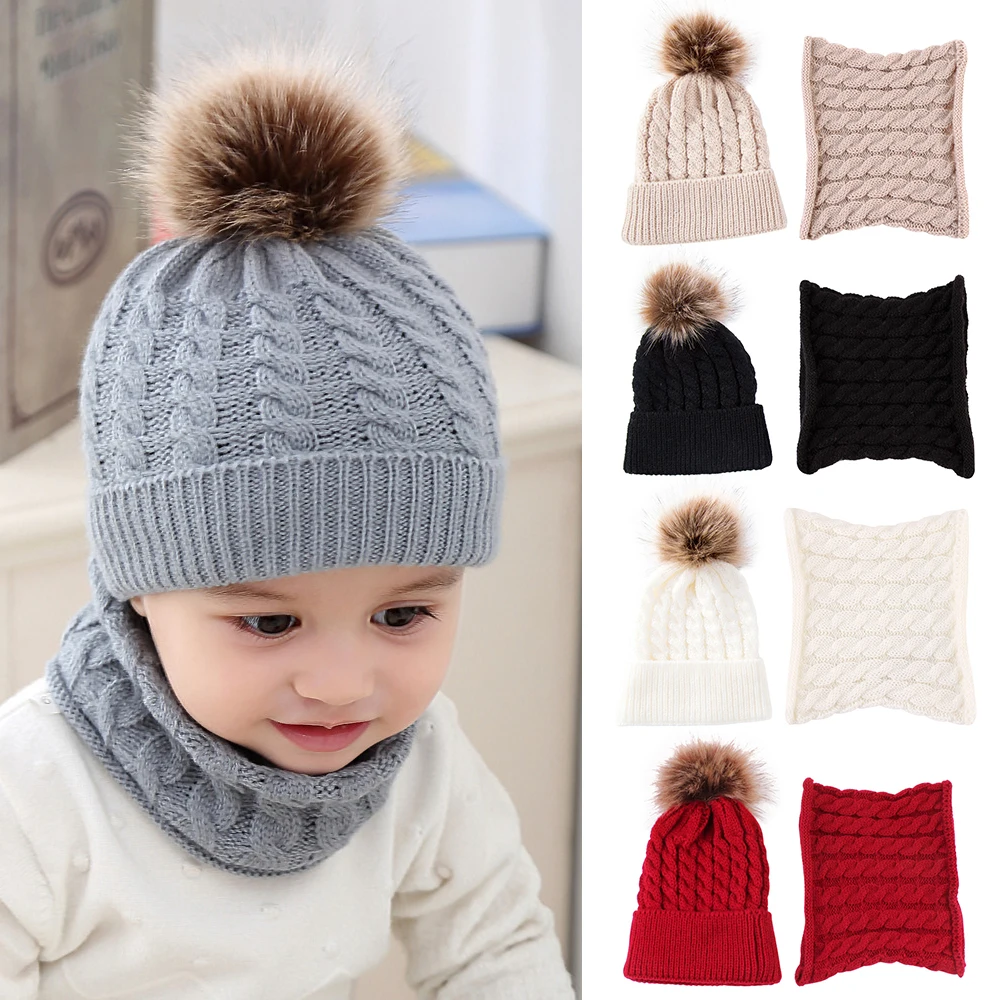 baby boy hat and scarf sets