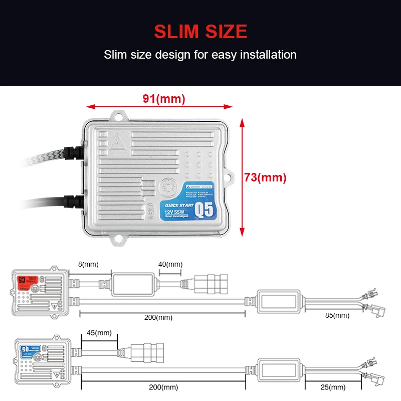 AC 55W CANBUS HID xenon kit (7)