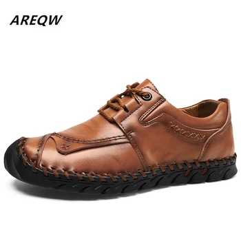 

Men's Casual Leather Buckle Shoes Sneakers Men's Business Casual Shoes Breathable Peas Shoes Slip-On Driving Shoe