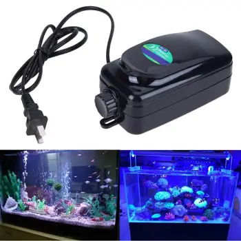 

Super Aquarium Air Pump Adjustable Pump Air Compressor Aquarium Fish Accessories Fish Tank Increasing Oxygen Pump Ultra-Silent