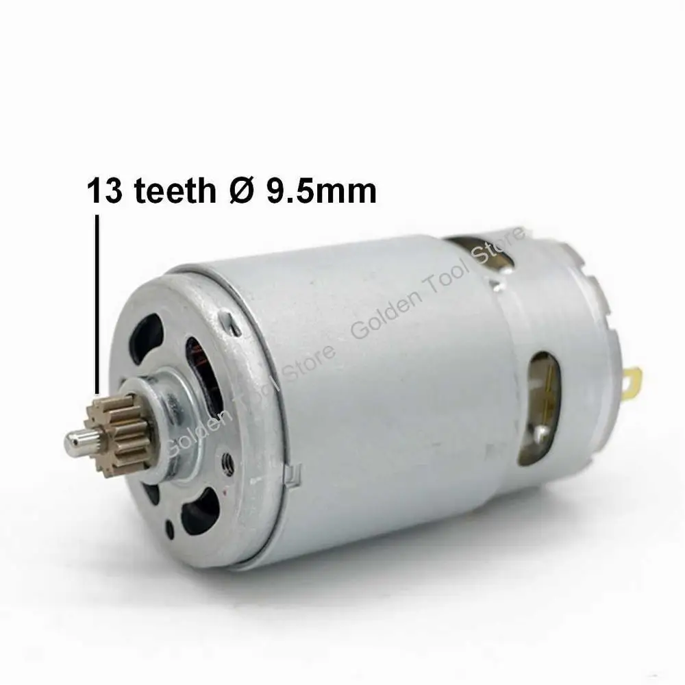 High-Performance DC RS550 Motor with 13 Teeth Gear for Cordless Power Tools - Replacement Spare Part