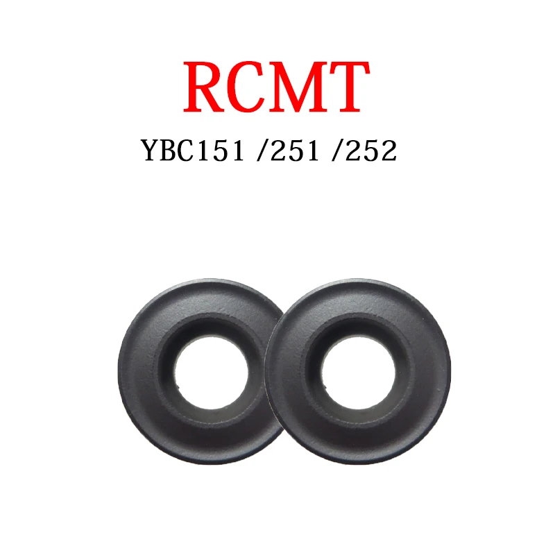 

RCMT CNC Inserts High Quality 0803MO 10T3MO 1204MO 1606MO 2507MO YBC151 YBC251 YBC252 Processing Steel Machine Tool Shank Bar