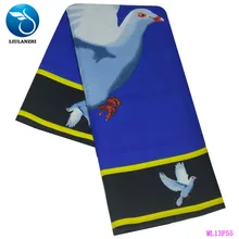 LIULANZHI африканская восковая ткань s новая настоящая вощеная ткань Анкара Батик Хлопчатобумажная Ткань 6 ярдов ML13P55-ML13P65