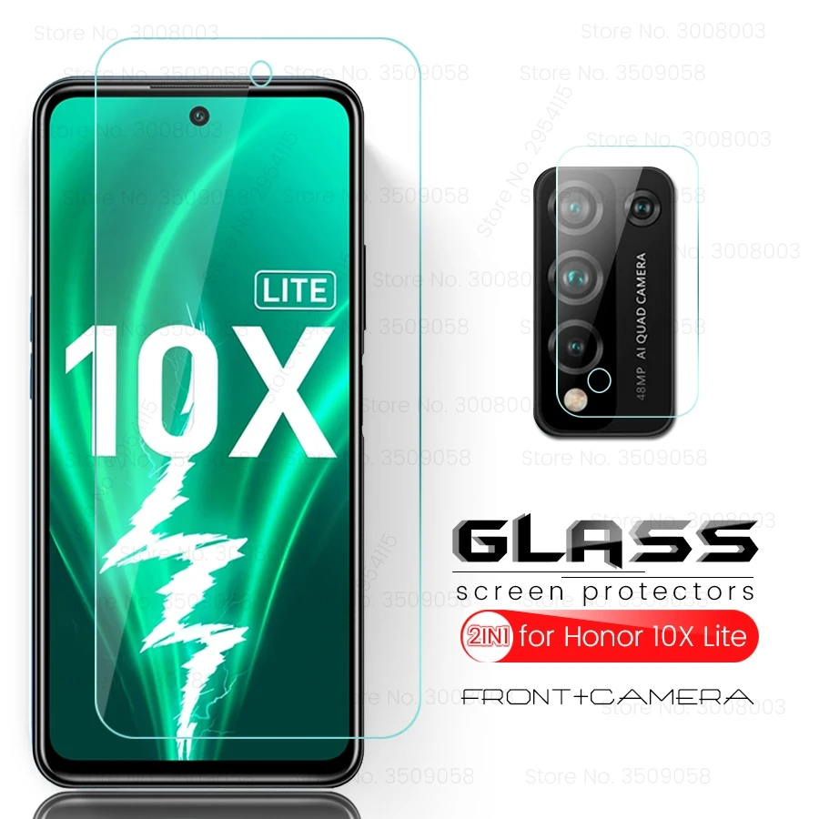 xonor 10x lite glass camera protective for huawei honor10x 10xlite honer light 6.67'' phone screen protector film | Мобильные
