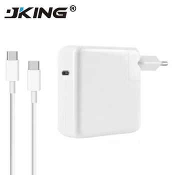 

JKING 61W USB-C To USB-C Ac Power Adapter Charger For MacBook Pro 12 Inch 13 Inch, MacBook Air 2018, With C Cable