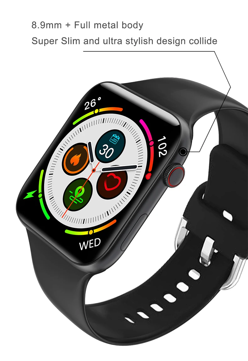 Xiomi KUMI KU1 Body Temperature Smart Watch Air Pro Sport Heart Rate Sleep  Monitor IP67 Waterproof iOS Android Global Version|Smart Watches| -  AliExpress