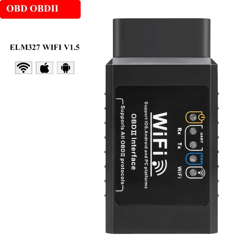 Беспроводной wifi V1.5 детектор неисправностей автомобиля сканер OBDII ELM 327 для KIA Rio 3 4/Sportage 4 QL /Carens 2005/Magentis 2005