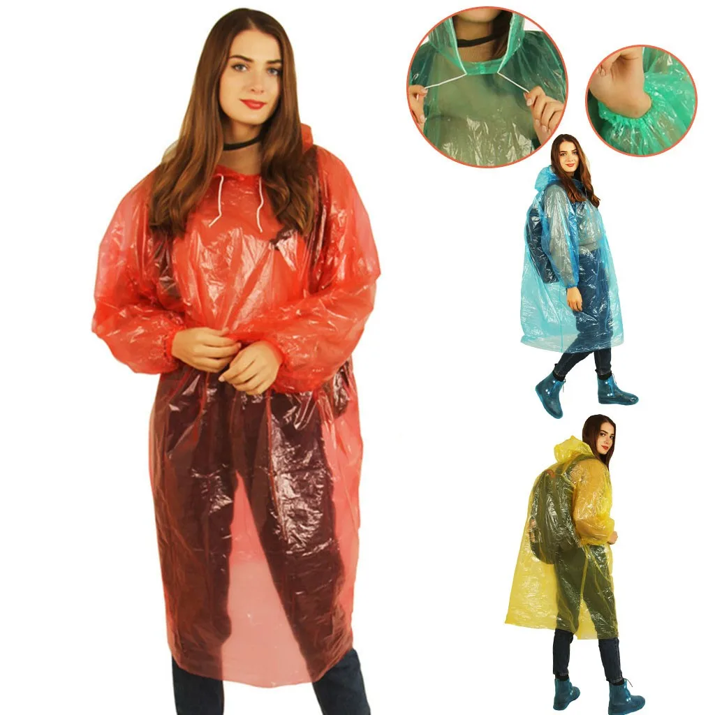 Raincoat Adult Emergency Waterproof Disposable Raincoat Protective