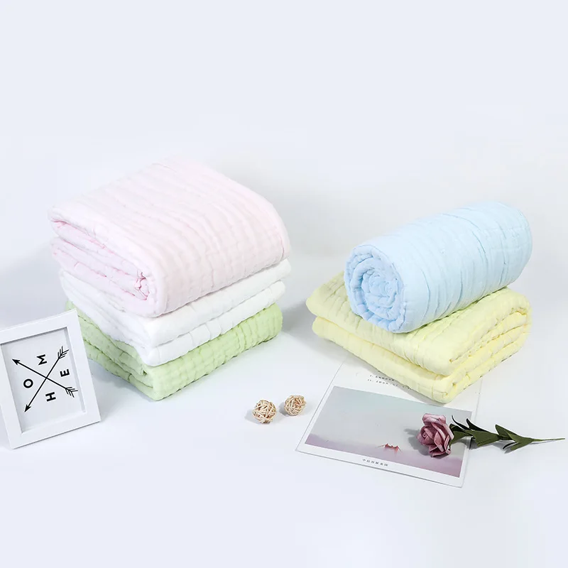 

L01 Baby Gift of Gauze Bath Towel Children Pure Cotton Super Soft Water-Absorbing Newborns Bath Towel Baby Large Towel Blanket A