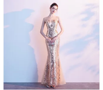 

Bridesmaid Dress 2020 New Summer Long Dress Banquet Evening Dress