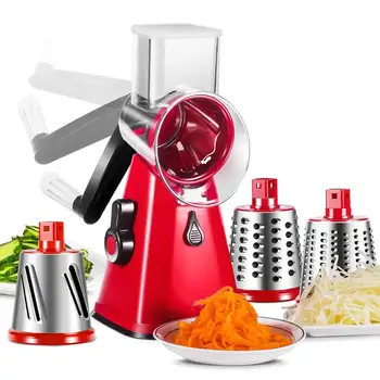 

Kitchen Gadgets Accessories Multifuncional Mandoline Slicer Cutter Chopper and Grater 2020 Newest Manual Vegetable Cutter Home