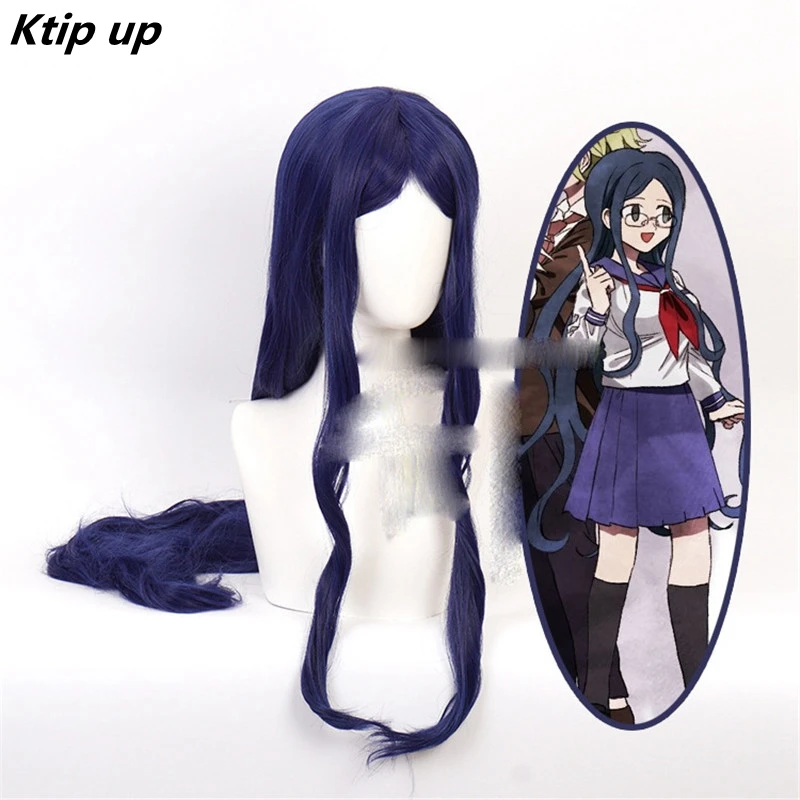 

Ktip Up Danganronpa V3: Killing Harmony Shirogane Tsumugi Long Wig Cosplay Costume Dangan Ronpa Heat Resistant Synthetic Hair
