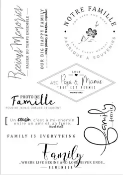 

French Clear Stamp Or stamp for DIY Scrapbooking/Card Making/Kids Fun Decoration Supplies A269