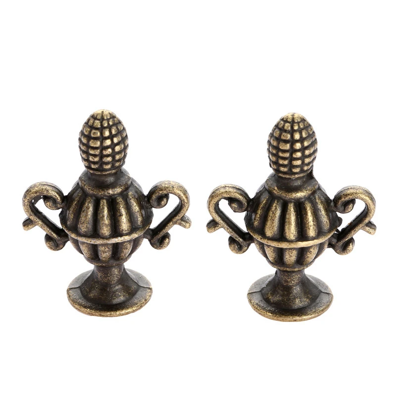 

2pcs 37*27mm Antique Furniture Handles Vintage Cabinet Knobs and Handles Door Closet Cabinet Drawer Kitchen Pull Handle