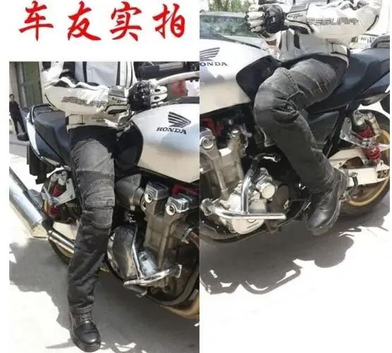 Новые модные джинсы для мужчин и женщин, мотоциклетные джинсы, гоночные штаны, мотоциклетные штаны KOMINE с Xx подушками zz