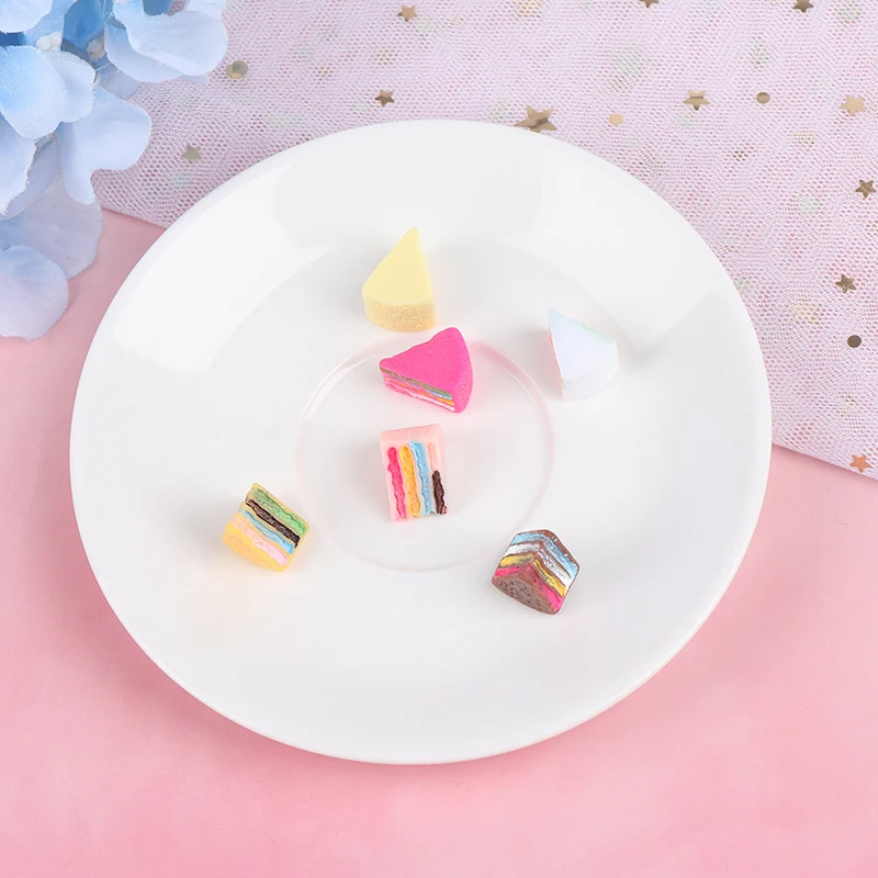 

5pcs Miniature Mini Food Fruits and Vegetables Kitchen Toys Ice Cream Cake Food Toy for Dolls Children Kids Kitchen Girls Toys