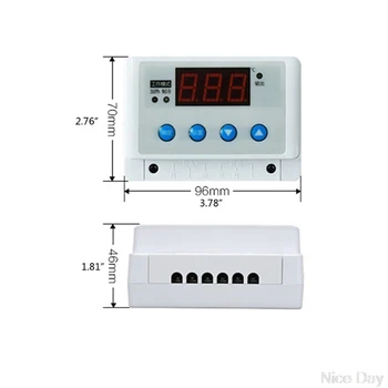 

XH-W3101 AC220V 5000W Digital Thermostat Temperature Controller Heating Cooling M22 20 Dropship
