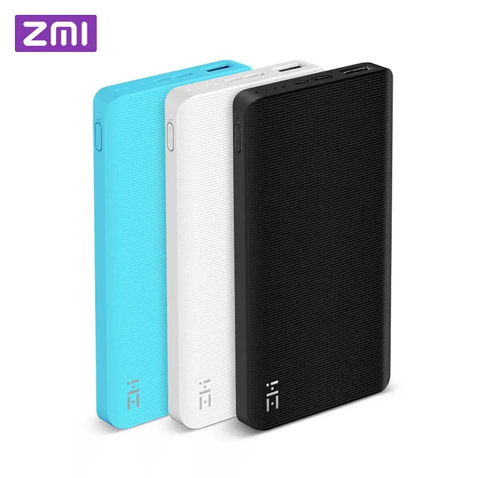Billige ZMI 10000 mAh Power Bank Externe Batterie 10000 mAh Power tragbare lade Typ C weg Quick Charge 2,0 für iPhone
