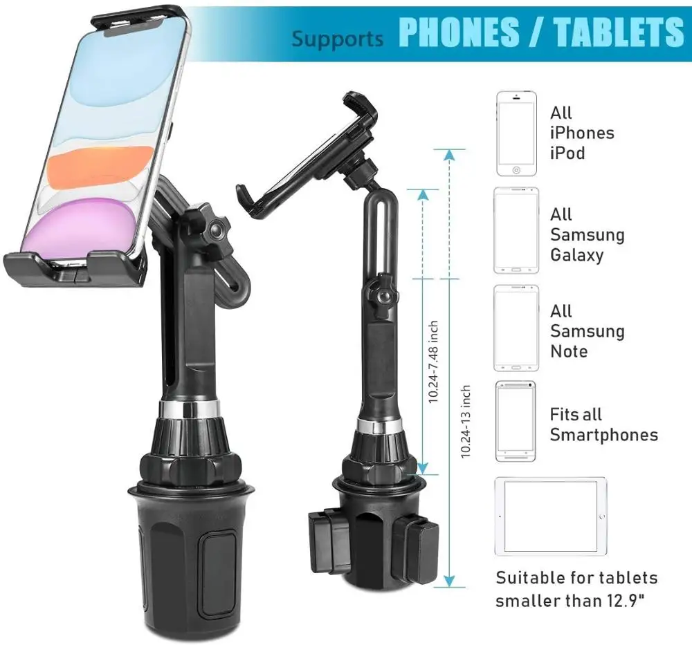 Auto Tasse tablet Halter Telefon Halterung für iPad air 4 10,9 10