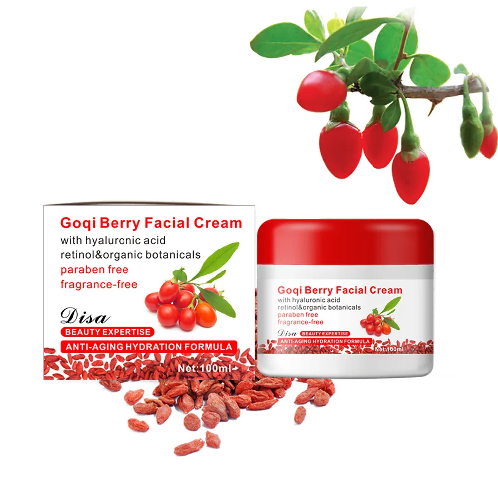 Goqi Berry Facial Cream Anti-wrinkle Whitening Moisturizing Cream With Hyaluronic Acid Retinol & Organic Face Skin Care