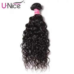 Волосы UNICE, компания, перуанские Волнистые пряди, 1 шт., 100% человеческие волосы для наращивания, remy волосы, ткет 8 "-26", можно смешивать любую