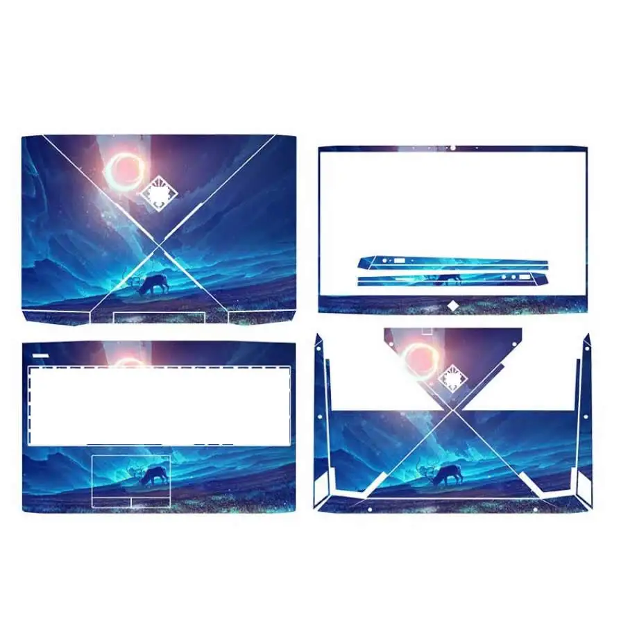 Kh Laptop Sticker Skin Decals Cover Protector Guard Per Hp Omen 15-Dc0011Tx