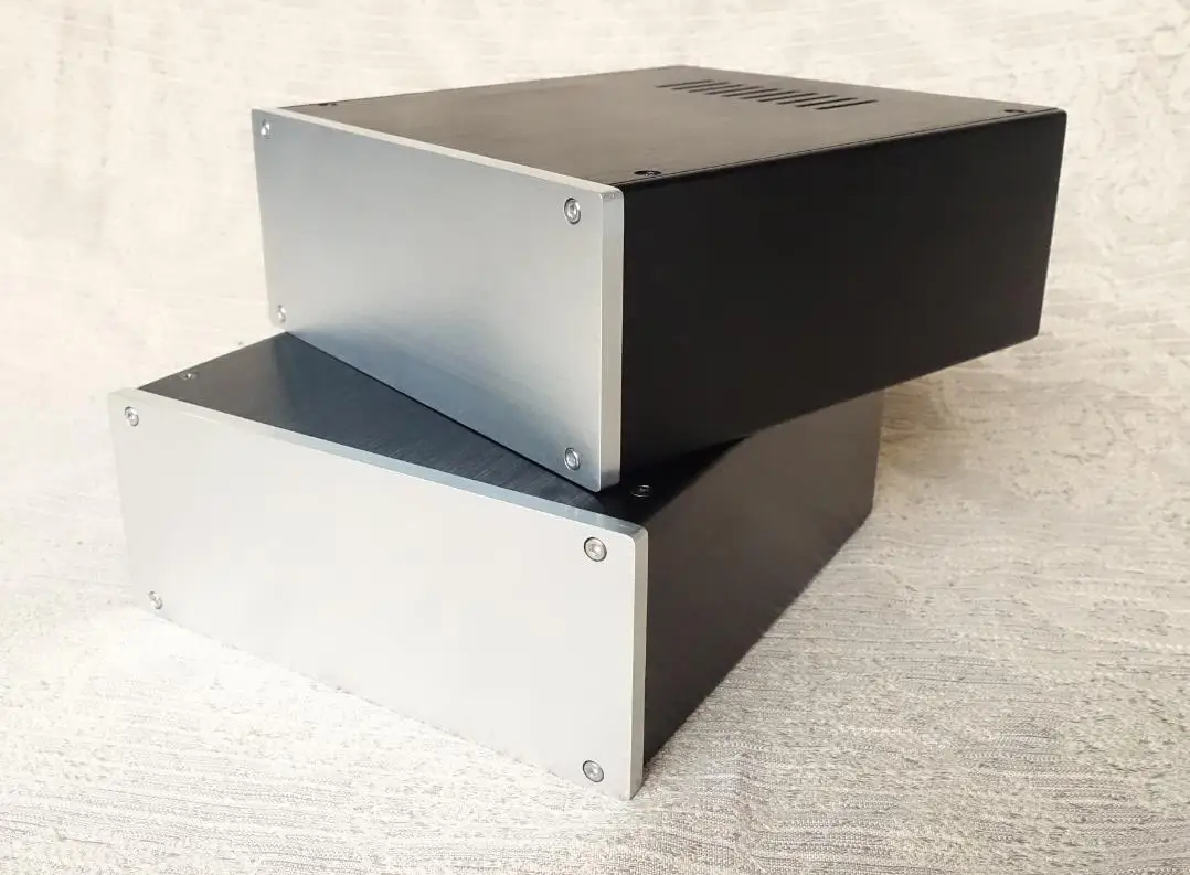 Chasis amplificador de aluminio completo, HIFI AMP B2209, estuche de auriculares, 215,9x90 x 228mm