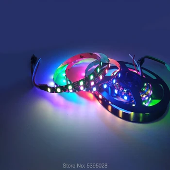 

WS2812B Bending S shape built-in independent IC 5MM8MMdriver chip can address Led pixel with DC5V lamp programming 48/60/leds/m