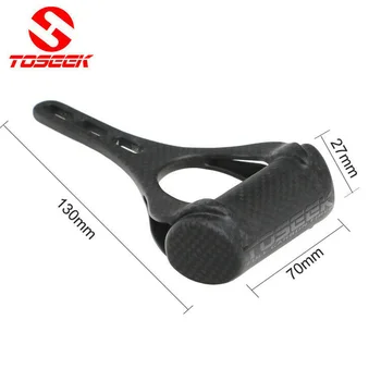 

TOSEEK Carbon Bicycle Handlebar Speedmeter Holder Road Bike Handle Bar Stopwatch Bicycle Computer Support Holder MTB Accessories
