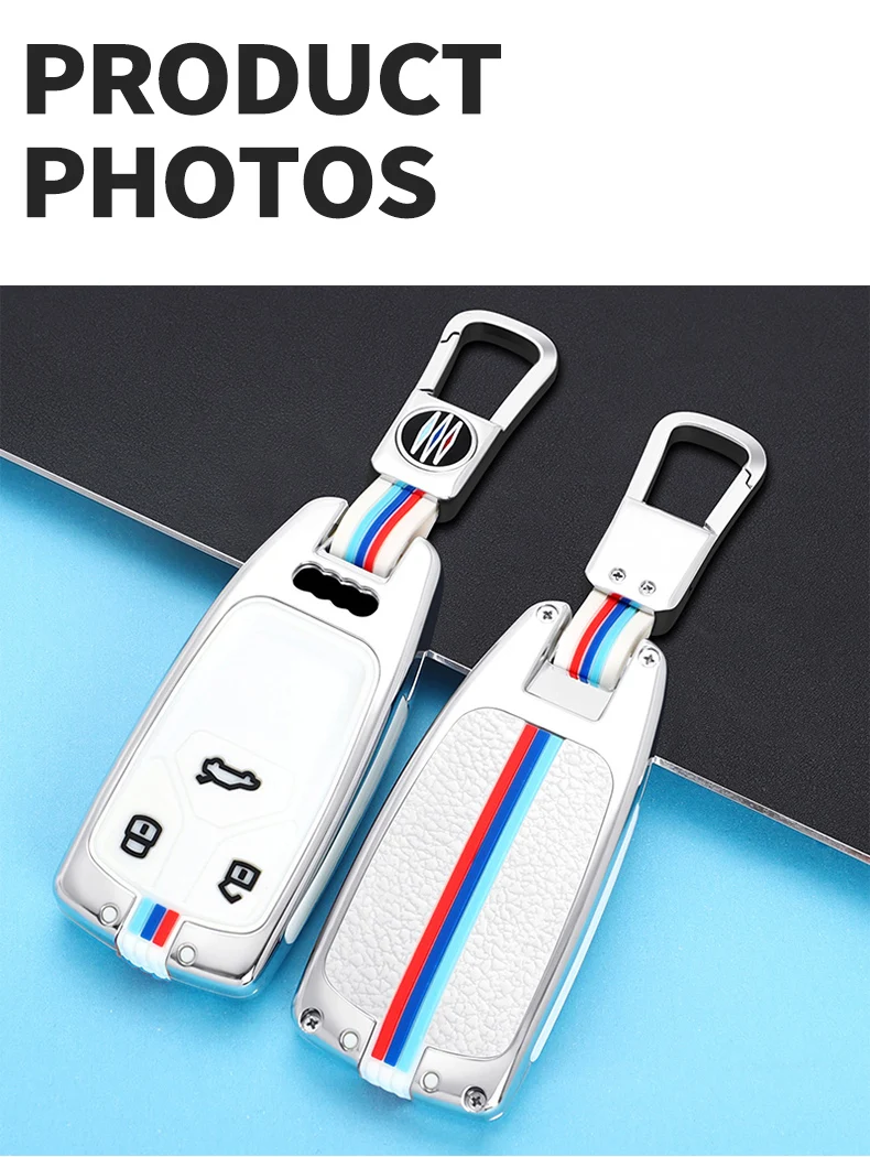 Custodia/cover per Chiave/telecomando in lega di zinco per Audi A6 A5 Q7 S4 S5 A4 B9 Q7 A4L 4m TT TTS RS 8S 2016 2017 2018 accessori auto portachiavi 9 Custodia/cover per Chiave/telecomando in lega di zinco per Audi A6 A5 Q7 S4 S5 A4 B9 Q7 A4L 4m TT TTS RS 8S 2016 2017 2018 accessori auto portachiavi - H7634abab1b684b2ca1f05ac9ea150047X