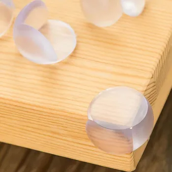 

6pcs Baby Child Infant Kids Safety Safe Table Desk Corner Edge Cushions Guard Protector Silicone Soft Desk Corner Covers