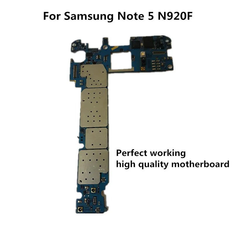 Б/у оригинальная материнская плата для Samsung Note 5 N920F разблокированная