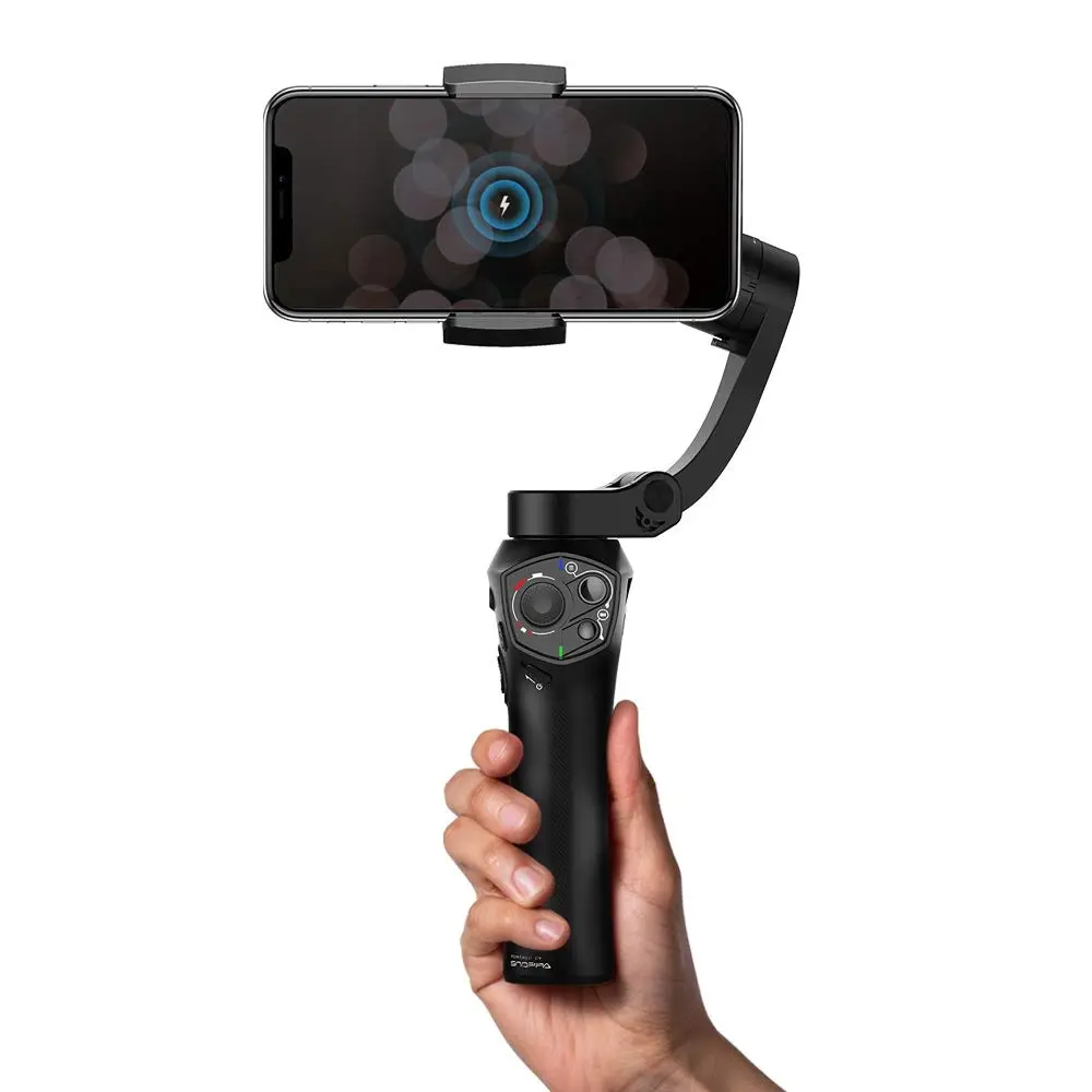 GoPro - SNOPPA ATOM ジンバル スタビライザー ３軸 ワイヤレス充電 ブラック Amazon.co.jp: SNOPPA ATOM ジンバル iphone スタビライザー 3