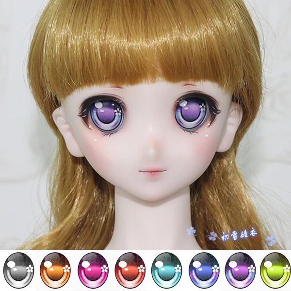 

1/8 1/6 1/4 1/3 BJD Accessories doll Hemispherical eyeball plastic Cartoon eye for BJD/SD,not include doll head and other E2559