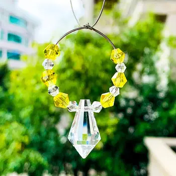 

Crystals-Floral-Garland Crystals-Flower-Circle Prisms Pendant Hanging Pointed Icicle Glass Chandelier Candle,Party Chirstmas