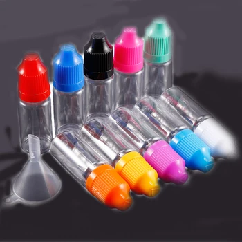 

10pcs 50ml Empty Clear Plastic Bottle Have Long Tip for Eye Dropper E Liquid Hard PET Dropper Smoke Oil Liquid Bottles