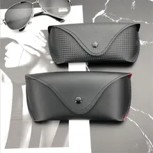 Футляр для очков, солнцезащитные очки, модные женские и мужские портативные очки, чехол из искусственной кожи