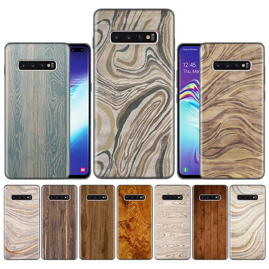 

Fundas Case Casing for Samsung Galaxy S10 S9 S8 Plus 5G A30 A50 A70 A40 A20 Note 8 9 10 Covers Carcass Wood grain abstract textu