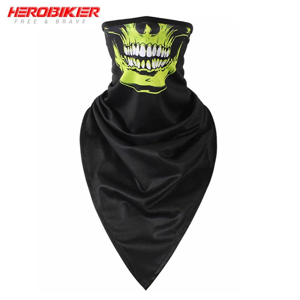 HEROBIKER, новинка, Балаклава, мотоциклетная, мото, защита для лица, дышащая маска, мотоциклетная, многофункциональная, мото, полумаска, Быстросохнущий двигатель - Цвет: color23