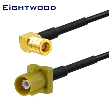 

Eightwood Car/Trucks Satellite Radio Antenna Adapter Cable RG174 15cm with Type Fakra Male to SMB Female Connector for Sirius XM