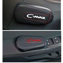 Для Ford Cmax C-max 1 шт., карбоновая кожа, авто подушка для ног, наколенник, Автомобильный Дверной рычаг, автомобильные аксессуары, защита для автомобиля