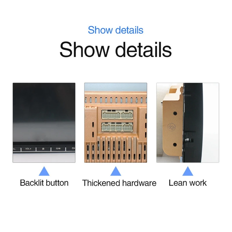  9 Inch 2 Din Auto Android 8.1 GPS Navigation Auto Stereo Radio Multimedia Player für Golf-Polo