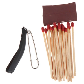 

Multi Lit Match Fire Magic Tricks Three Clip Matches Pull Burning Stage Magic Props Accessories Gimmick