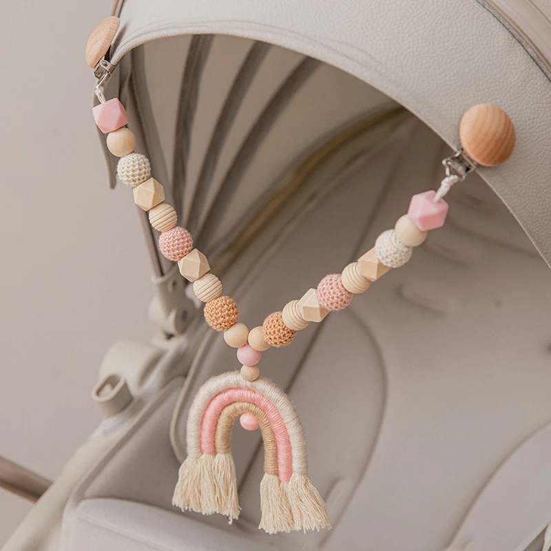 1Pcs Baby Toy Wooden Pram Clip Baby Mobile Pram Baby Bed Hanging Rattles Toy Crochet Beads Bracelet Pram Clip Newborn Bed Bell 2 1Pcs Baby Toy Wooden Pram Clip Baby Mobile Pram Baby Bed Hanging Rattles Toy Crochet Beads Bracelet Pram Clip Newborn Bed Bell 2