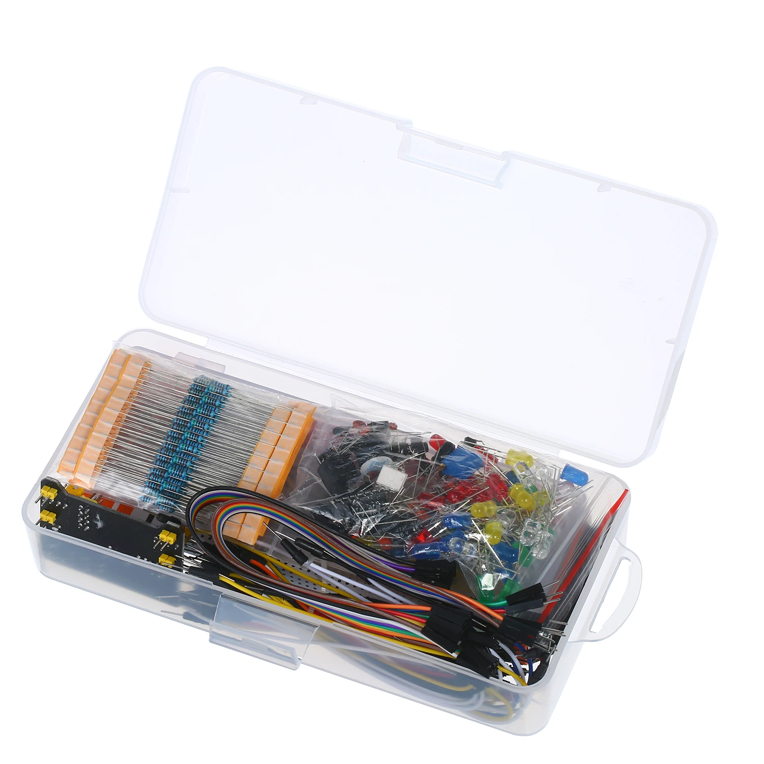 830 Breadboard Set Electronic Component Basic Starter Kit With Breadboard Cable Resistor Capacitor LED Potentiometer For Arduino