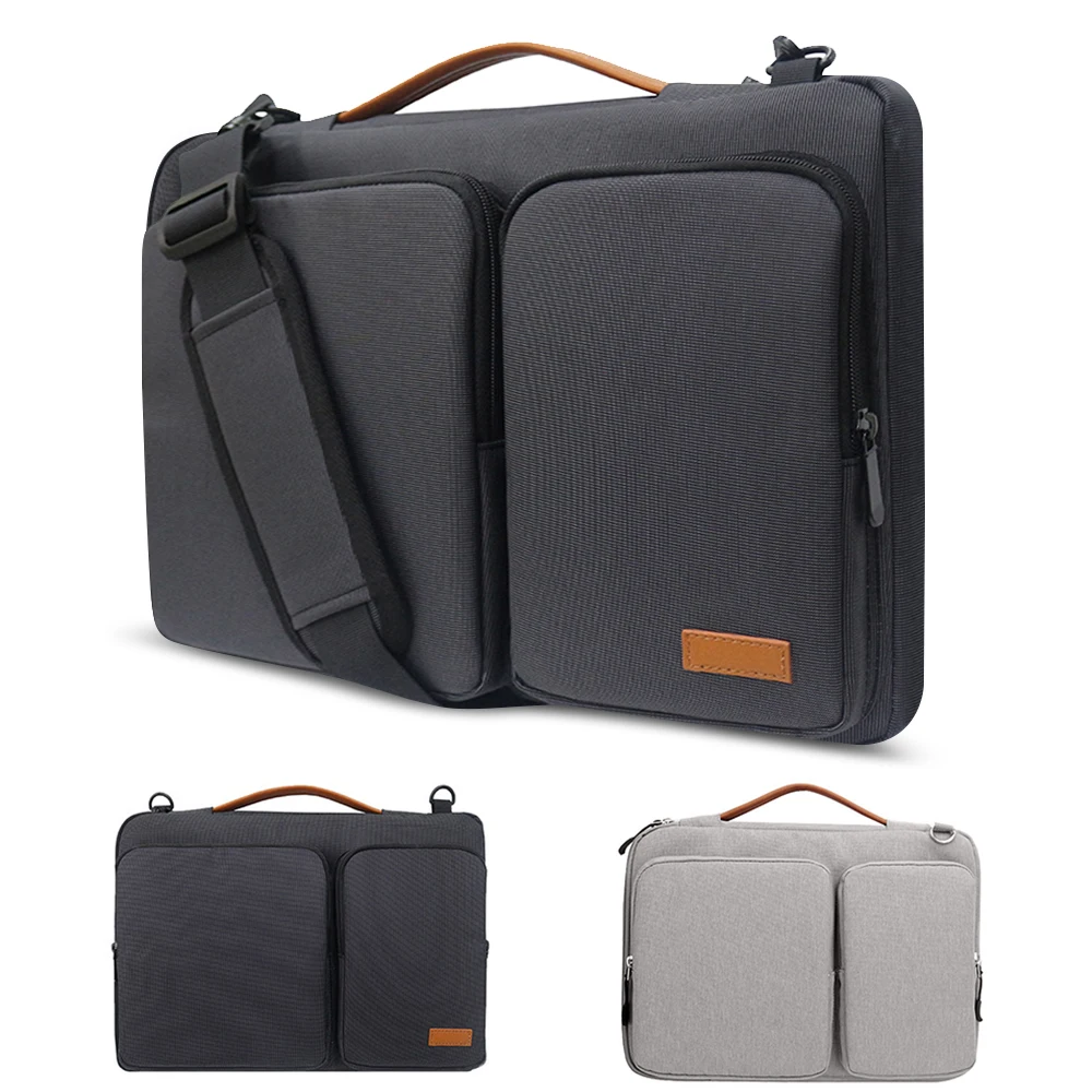 Скидка Сумка на плечо для ноутбука MacBook Air 13 15,6 дюймов дисплей 13 MacBook Pro USB C, водонепроницаемый ударопрочный чехол для ноутбука