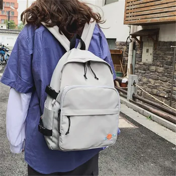 

2020 Oxford Backpack Women Backpack Fashion Female Solid Color School Bag for Teenage Girls Children Backpacks Travel Bag Trend